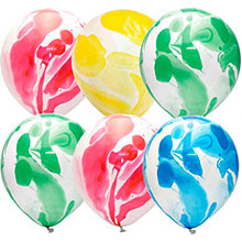 Набор свадебных шариков "Краски счастья" 30 см