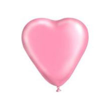 Сердце (25 см) розовое