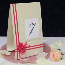 Карточка на свадьбу с номером стола - 63/87