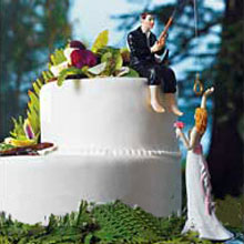Свадебная фигурка для торта "Бэтти" 15 см