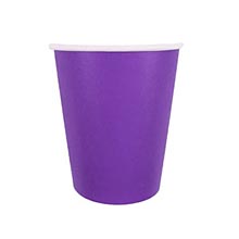 Комплект бумажных стаканчиков (фиолетовый, 6 шт, 250 мл)