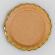 Комплект бумажных тарелок "Крафт" (6 шт)