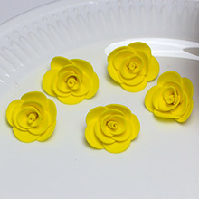 Цветок латексный (желтый) (3*2 см)