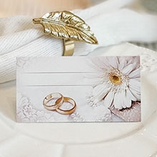 Свадебные рассадочные карточки "Нежный цветок"