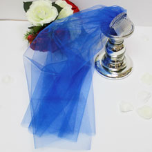 Фата на свадебный девичник - (синяя)