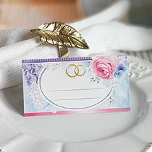 Свадебные банкетные карточки "Василиса"