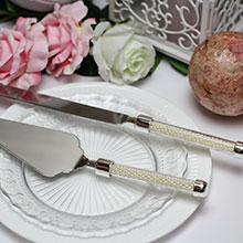 Лопатка и нож для свадебного торта "Сокровище"