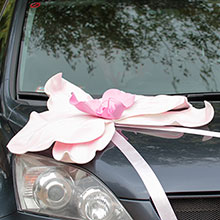 Украшение для свадебного автомобиля "Орхидея"