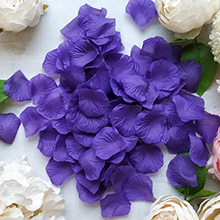 Искусственные лепестки на свадьбу "Дива" фиолетовый
