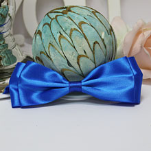 Свадебный галстук-бабочка "Аврора" синий
