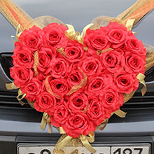 Лента на авто для свадьбы "Любовь"