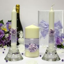 Свадебные свечи своими руками для роскошного праздника