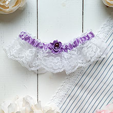 Красивая подвязка для невесты "Лише"