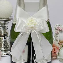 Декор для свадебных бутылок "Романтика"